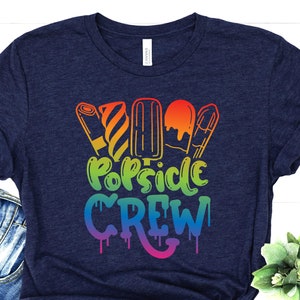 Popsicle Shirt - Popsicle Crew Gift - Enjoy Summer Clothing - Beach Vacation T-Shirt - Summer Squad Apparel - Road Trip Tee - Summer Holiday