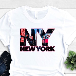 I Love NY Shirt - New York City Clothing - New York State Gift - East Coast Apparel - Hello Summer T-Shirt - Enjoy Summer Outfit