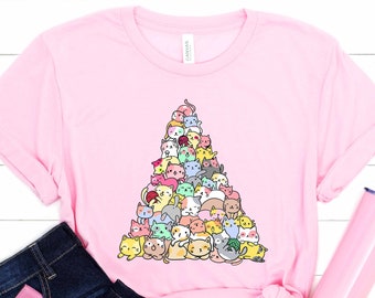 Kawaii Cat Shirt - Pet Lover Apparel - Cute Kitty Outfit - Anime Kitten T-Shirt - Animal Lover Clothing - Gift For Mother Tshirt
