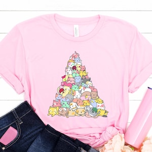 Kawaii Cat Shirt - Pet Lover Apparel - Cute Kitty Outfit - Anime Kitten T-Shirt - Animal Lover Clothing - Gift For Mother Tshirt