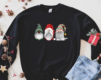 Cute Gnomes Sweatshirt Christmas 