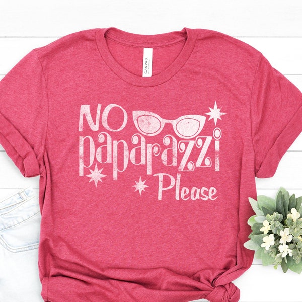 No Paparazzi Please Shirt - Fashion Girl Outfit  - no Photos Please Clothes - Ladies Girls Gifts -Paparazzi Business Tee -Baby Camera Outfit