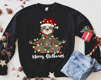 christmas sloth sweater