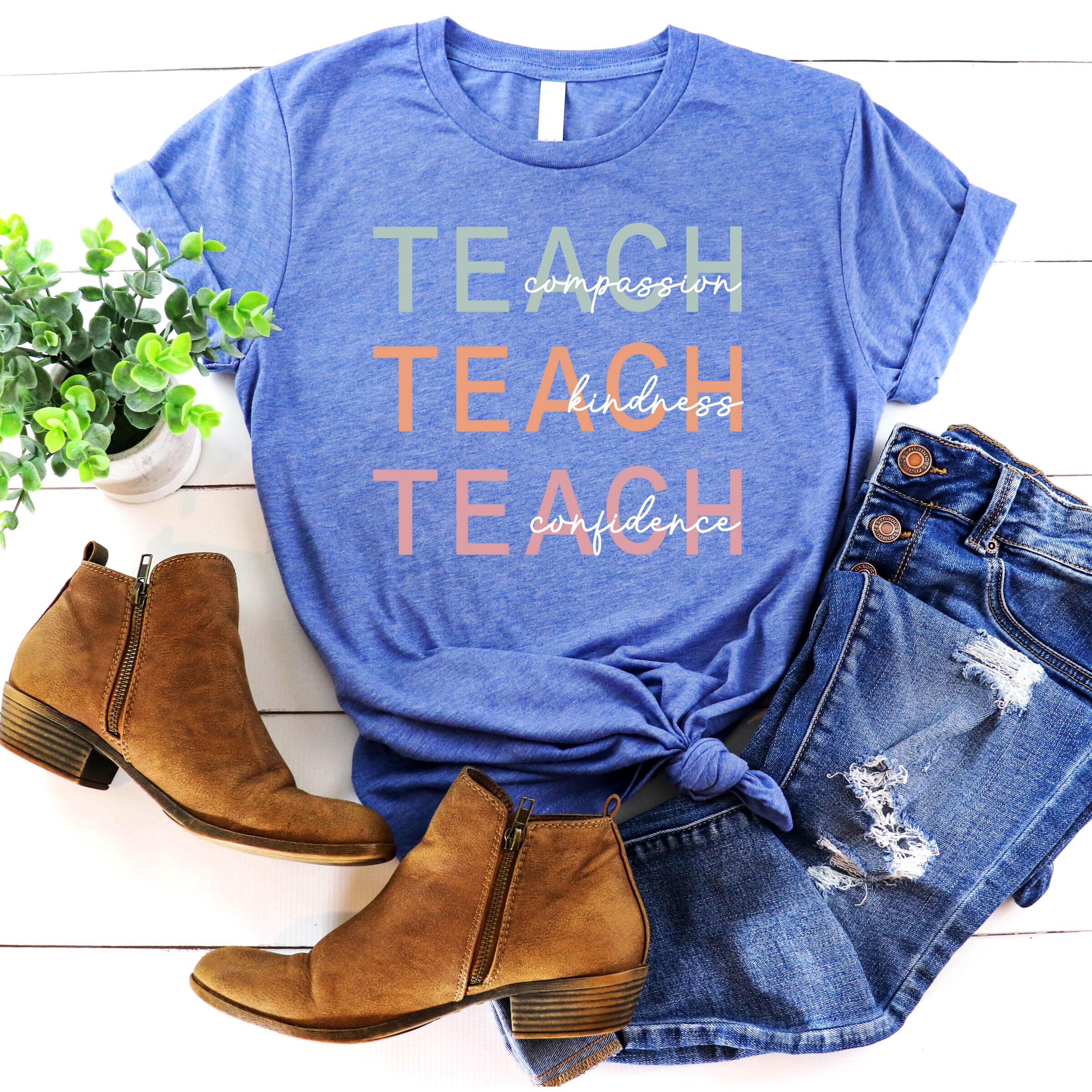 Teach Shirt, Teacher Shirt, Teaching T-shirt, Gift for Teacher, Back to ...