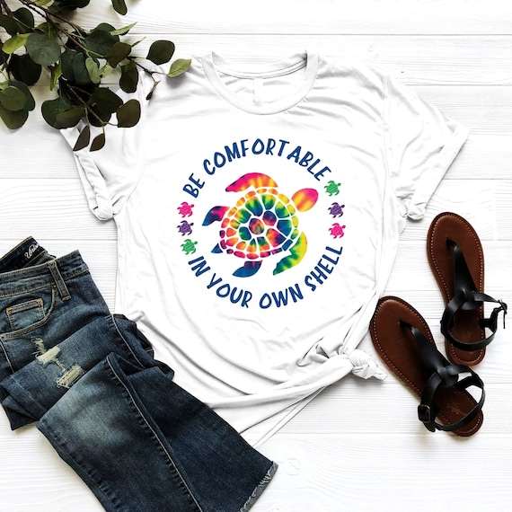Be Comfortable Shirt, In Your Own Shell Shirt, Be Relax Shirt, Turtle Lover Shirt, Cute Party Shirt, Funny Turtle Shirt, Summer Life Shirt
