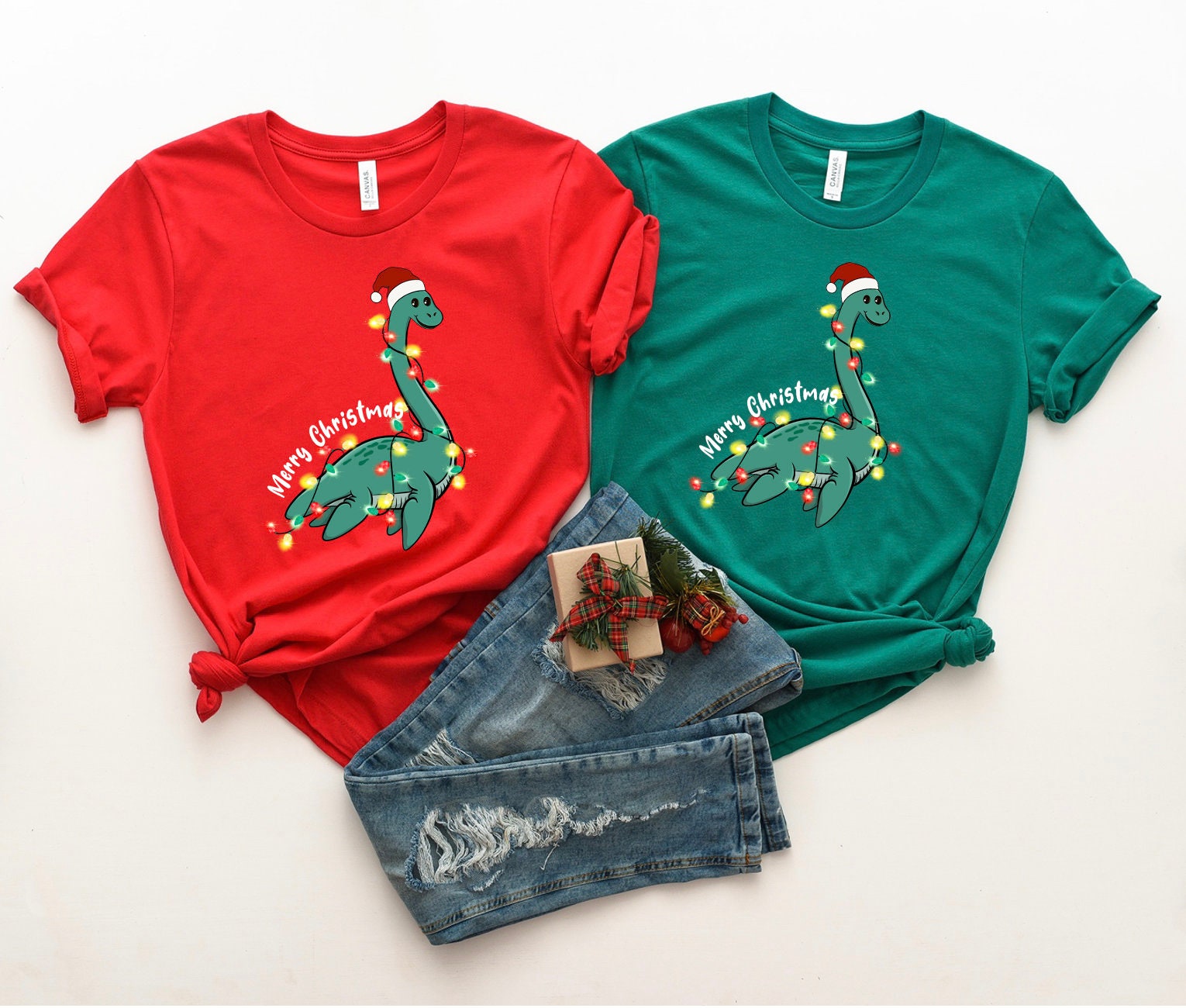 Discover Merry Christmas Dinosaur Shirt, Dino Lover Shirt, Xmas Kids Shirt, Cute Dinosaur Shirt, Christmas Toddler Tee, Boys Holiday Shirt