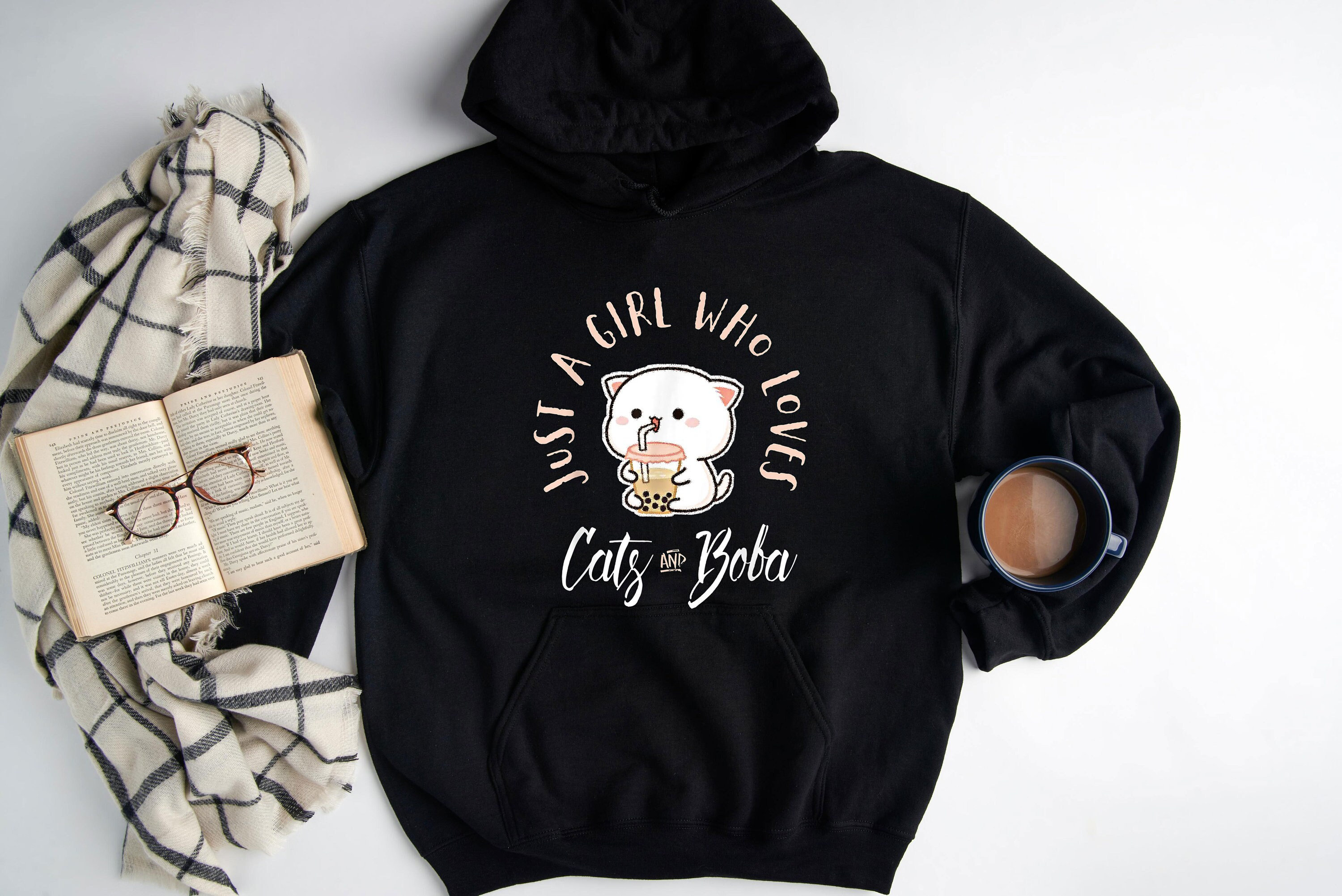 Kawaii Cat Hoodie 