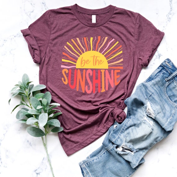 Be The Sunshine T-Shirt, Vintage Summer TShirt, Summer Vacation Shirt, Family Matching Tee, Beach Life Outfit, Beach Lover TShirt