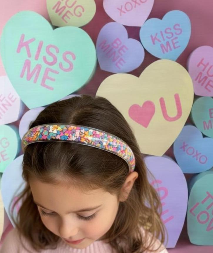 Shaker Headband With Mouse Head Sprinkles, Kids Hair Accessories