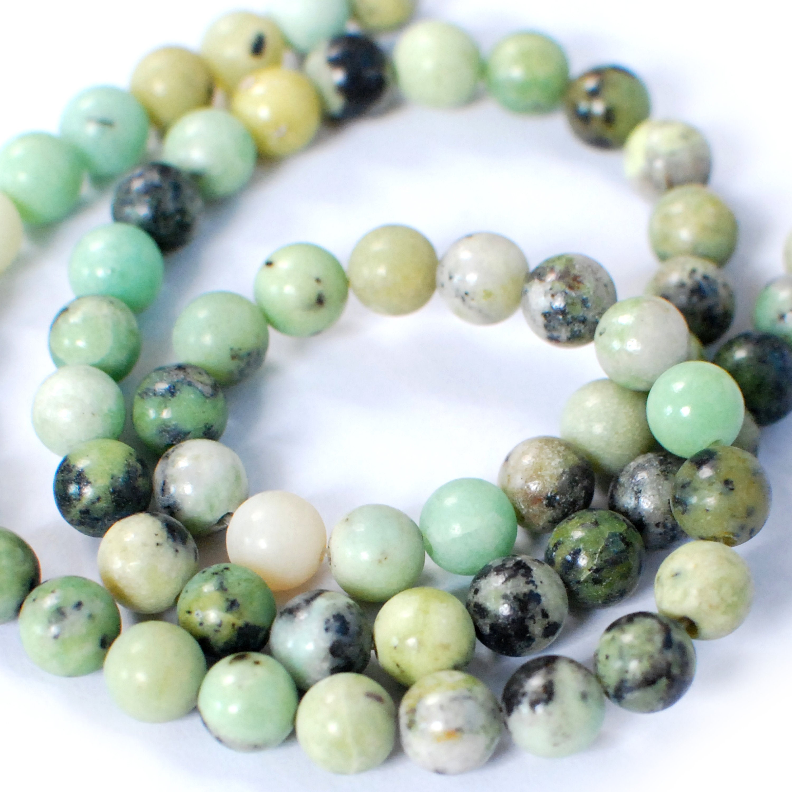 Genuine Australian Jade Round 6mm 8mm 10mm DIY Nature Beads Etsy