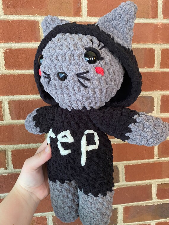 Reputation Era Crochet Cat // Taylor Swift Crochet Plushie 