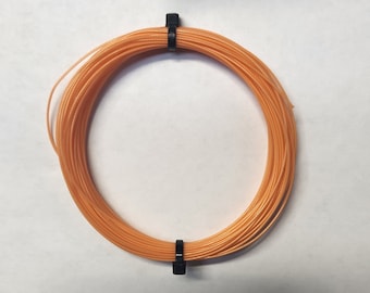 Belden 83000 Hookup Wire, M16878/4  30 AWG Orange, Mil-Spec Wire, PTFE Insulated, Stranded Silver-Plated Copper,  30 ft