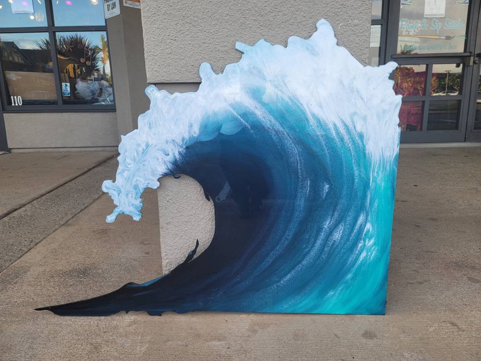 Resin Waves Ocean Water Wall Art Painting Couch Bed Outside Etsy