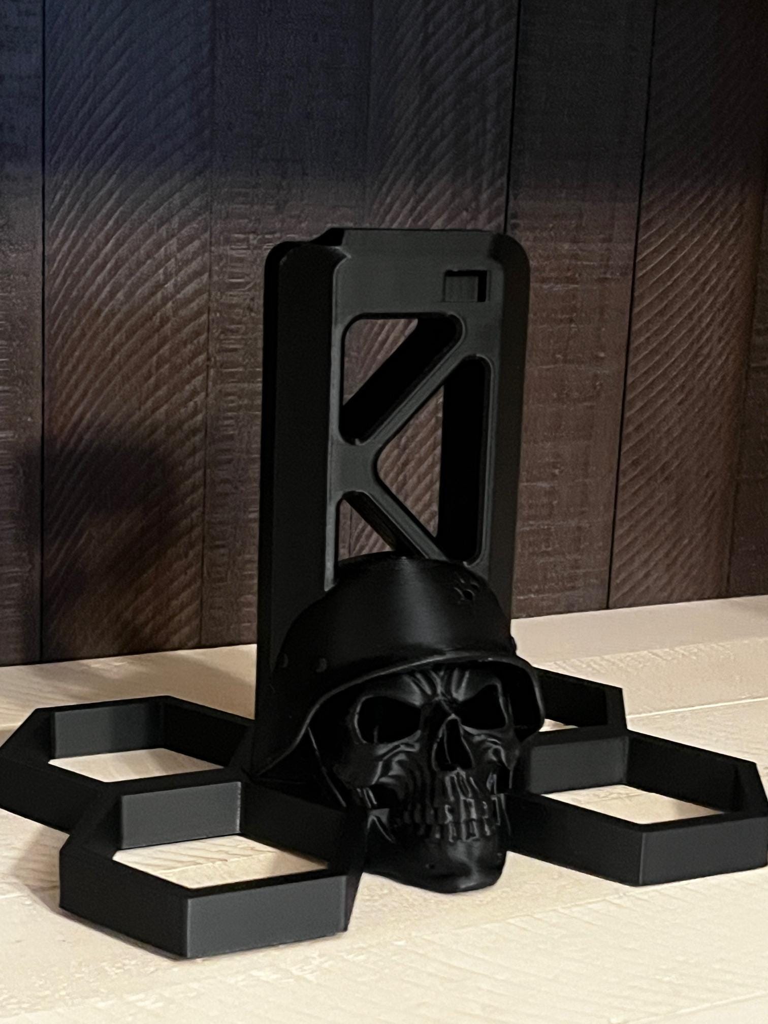3D Printed Skull AR-15 Rifle Stand, Tactical Military Display - Etsy