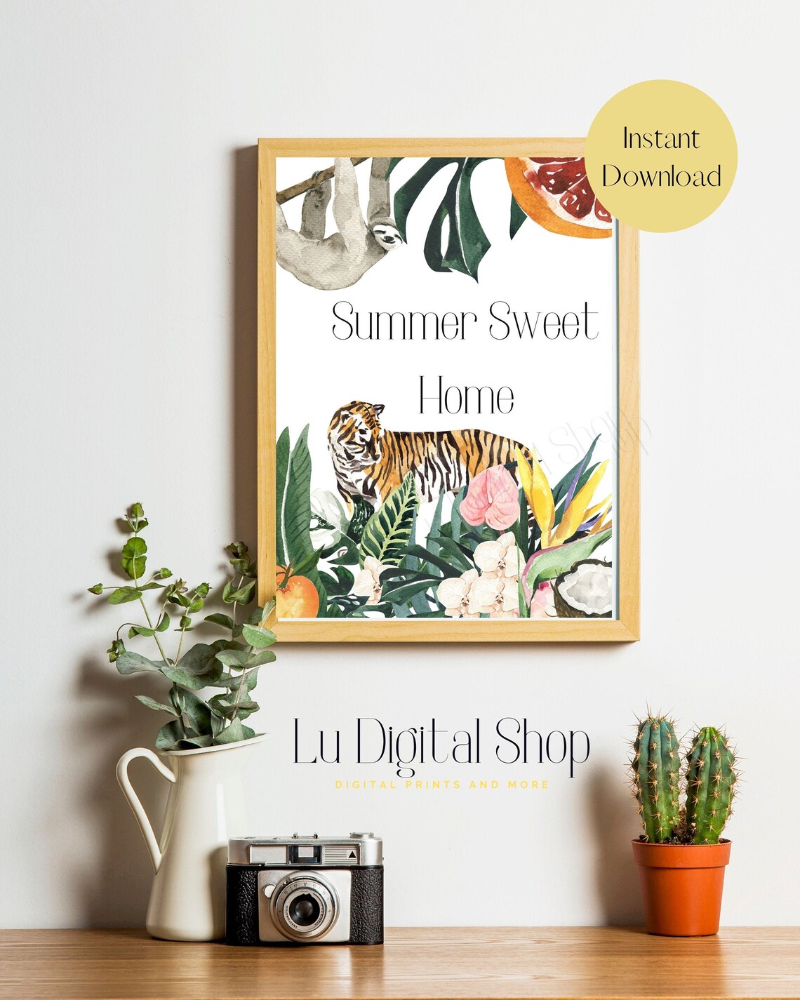 Summer Art Print Summer Decor Print Summer Wall Decor | Etsy