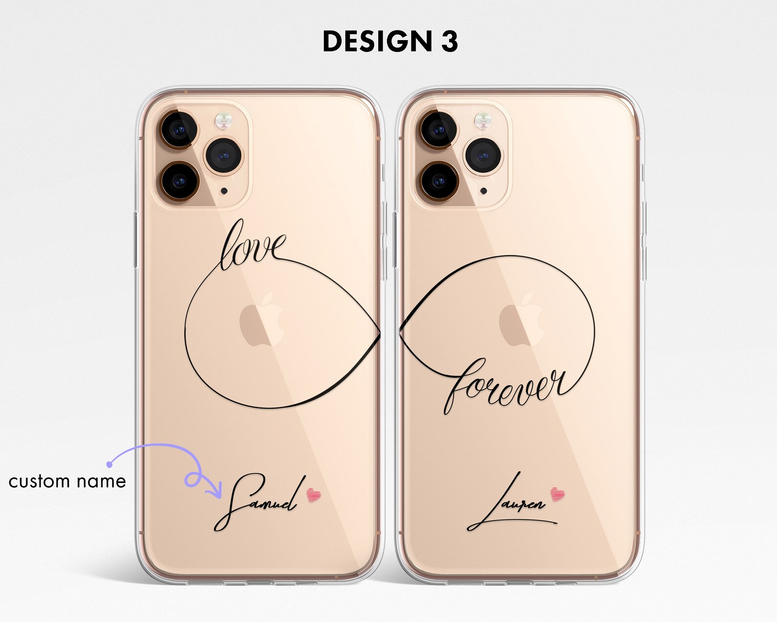 Personalized Couple Phone Cases Long Distance Relationship Etsy