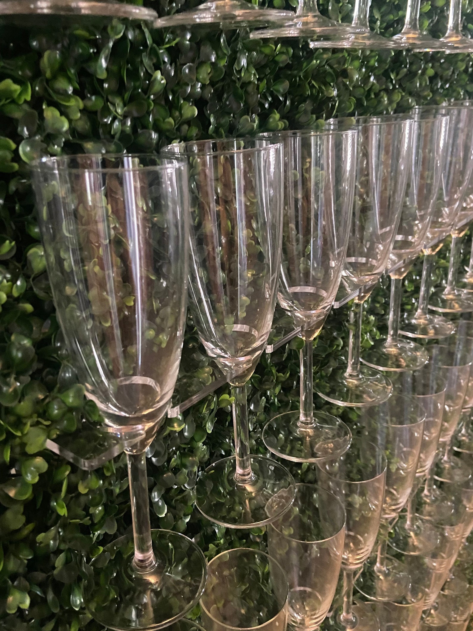 Acrylic Champagne Glass Holders/ Shelves DIY Champagne Wall/ Etsy