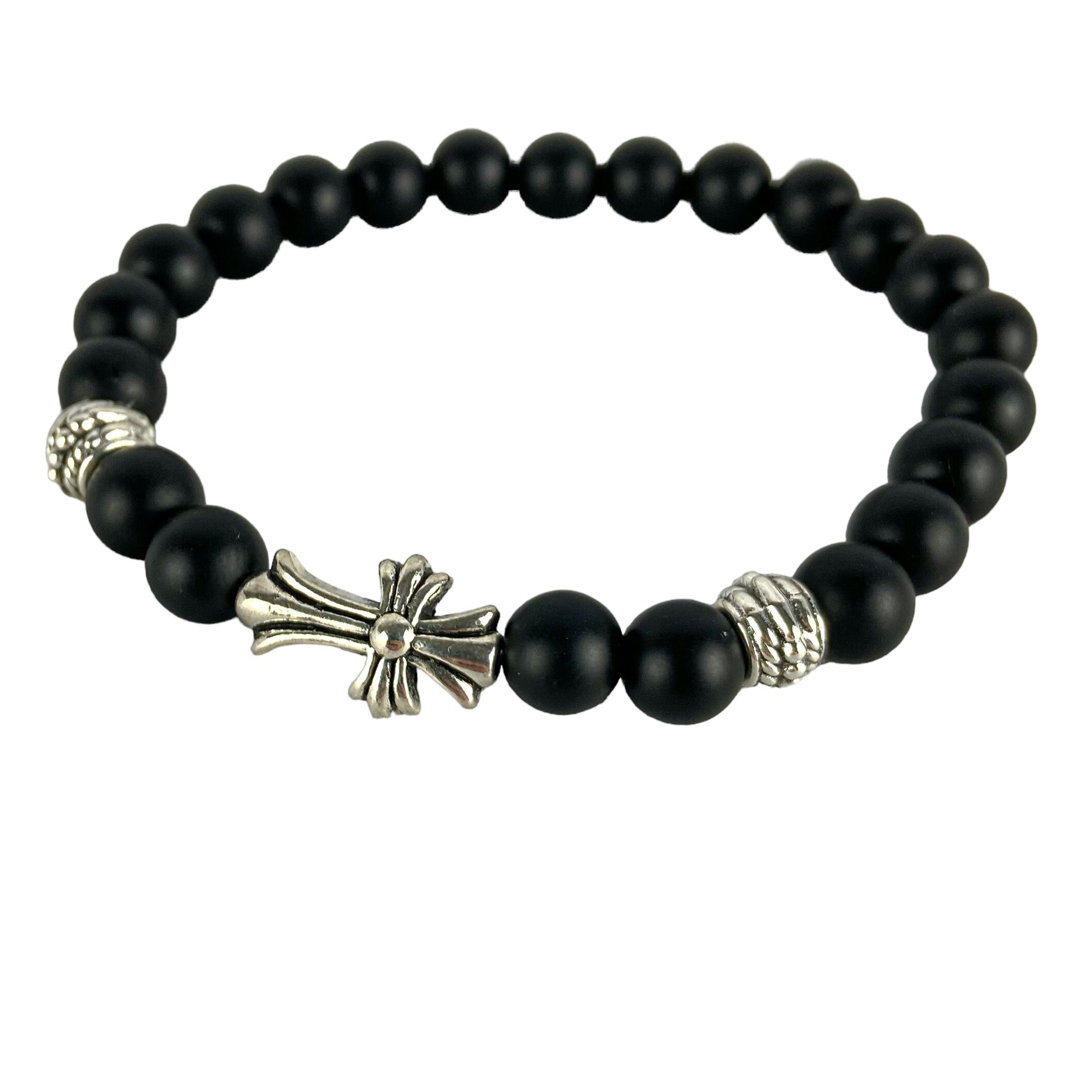 メール便全国送料無料 CHROME Hearts Bead HEARTS - Onyx Marble