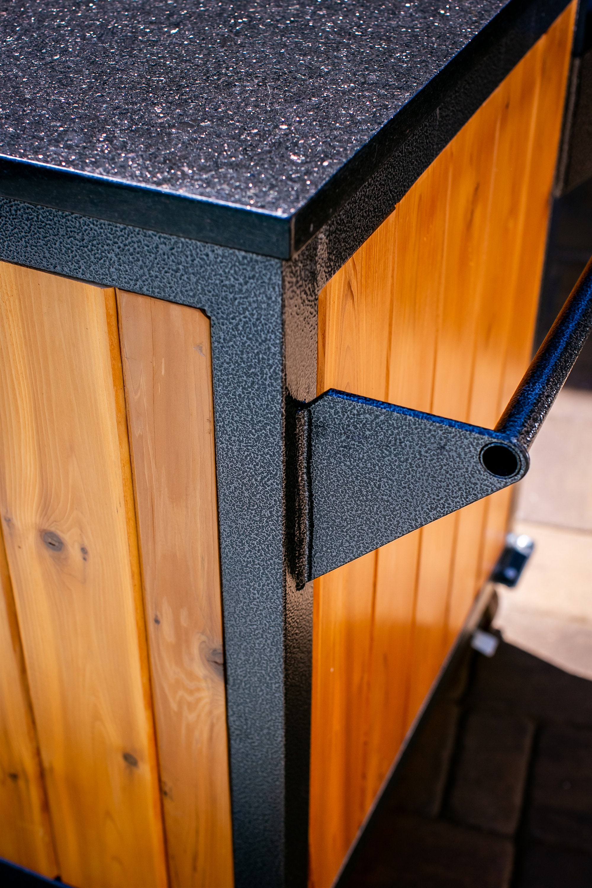 Customizable Outdoor Grill Table — Dice Metal Works