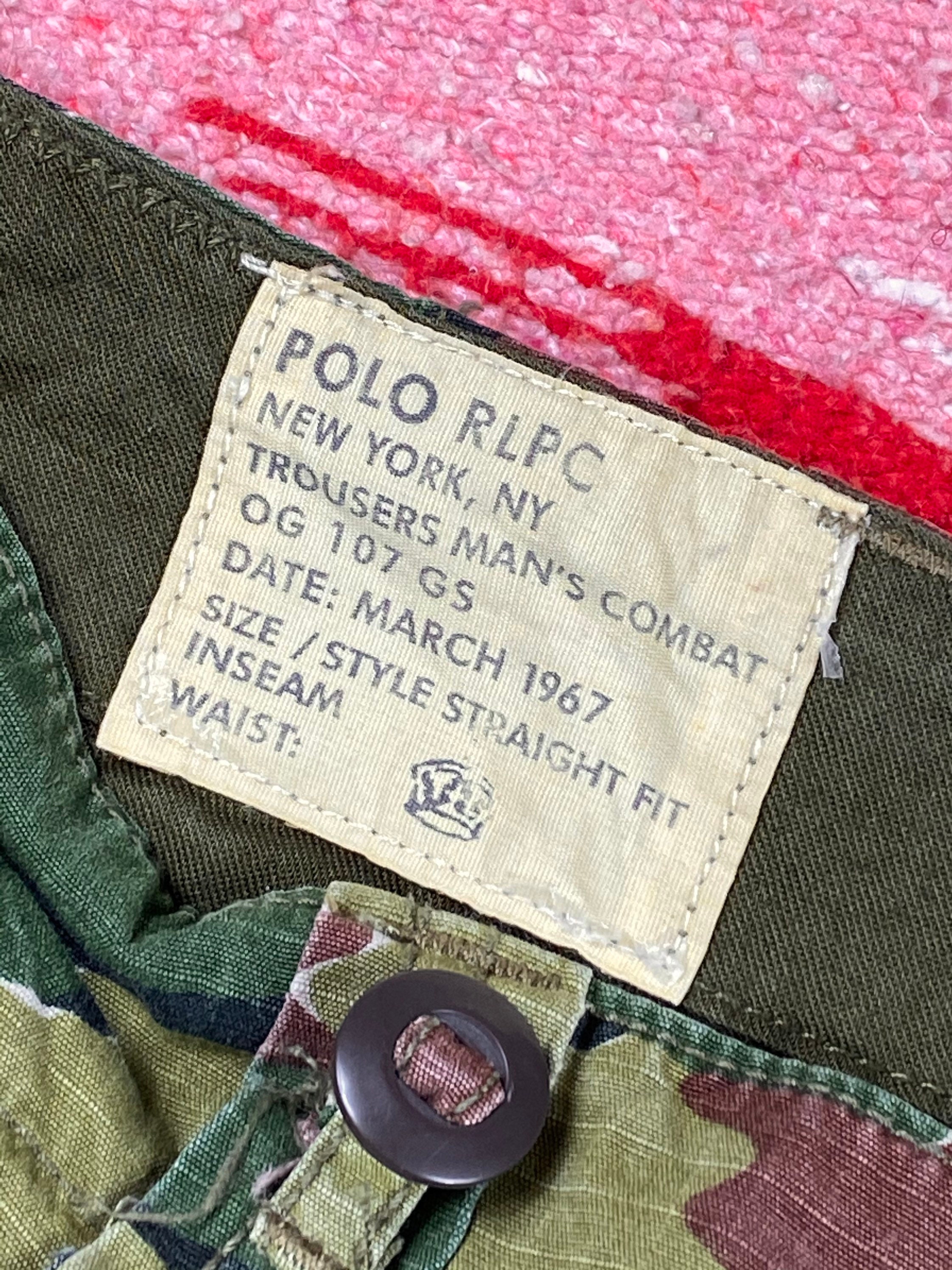Vintage 90s Polo Ralph Lauren Trouser Camouflaged - Etsy