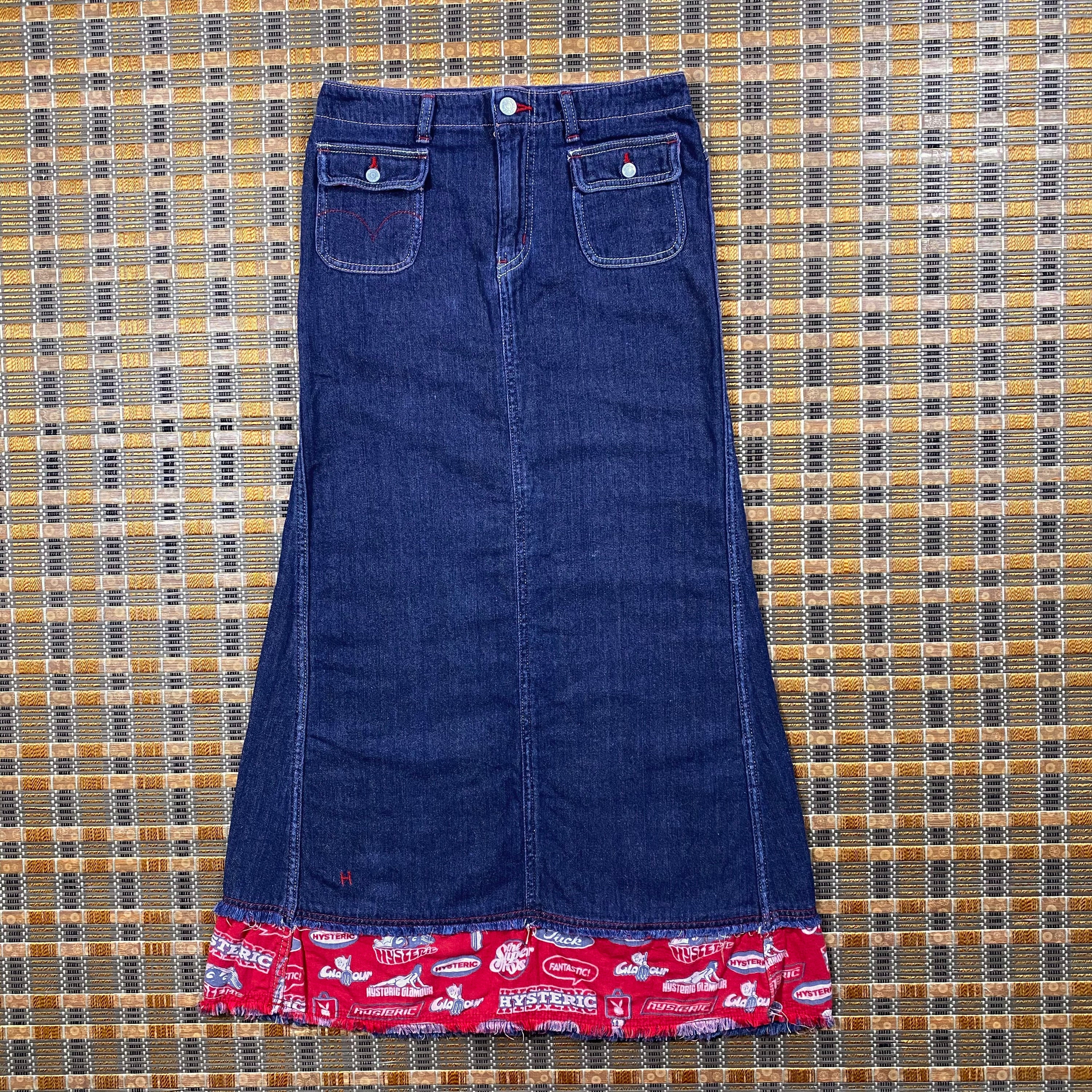 [即日発送] HYSTERIC GLAMOUR DENIM SKIRT HYSTERIC GLAMOUR 「HYSTERIC GLAMOUR」 デニムスカート 26inch