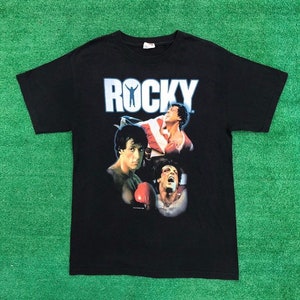 Vintage Y2K Rockyy Blockbuster Movie Promo Tee