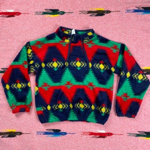 Vintage Mohair Native Sweater By Sea Side Sportwear