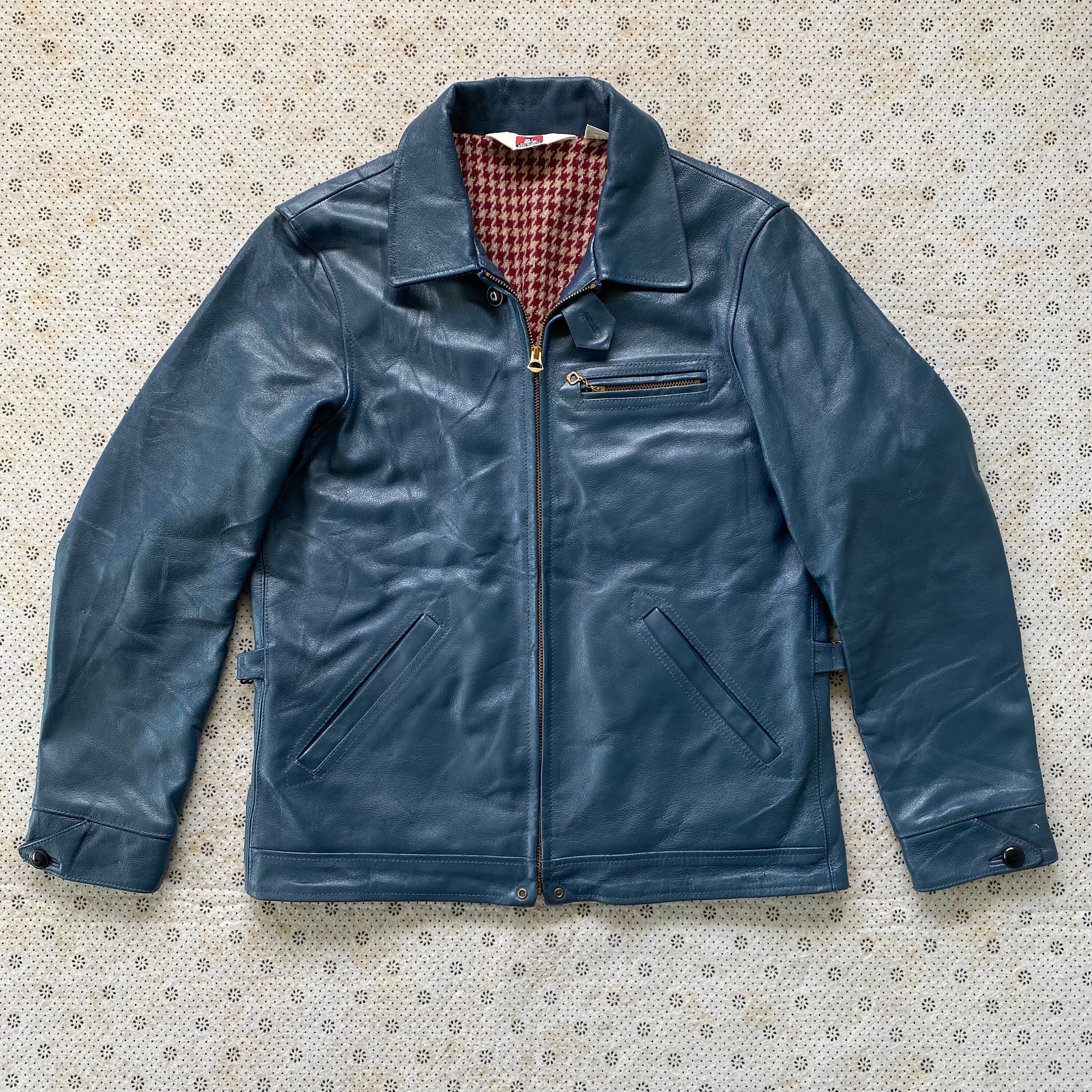 Genuine Leather Rider Jacket by Ben Davis - Etsy