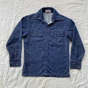 トップス Levi's Panatela (1970svest made in usa) Vintage 1970s Levi's Panatela Tops Blue Western Style Button