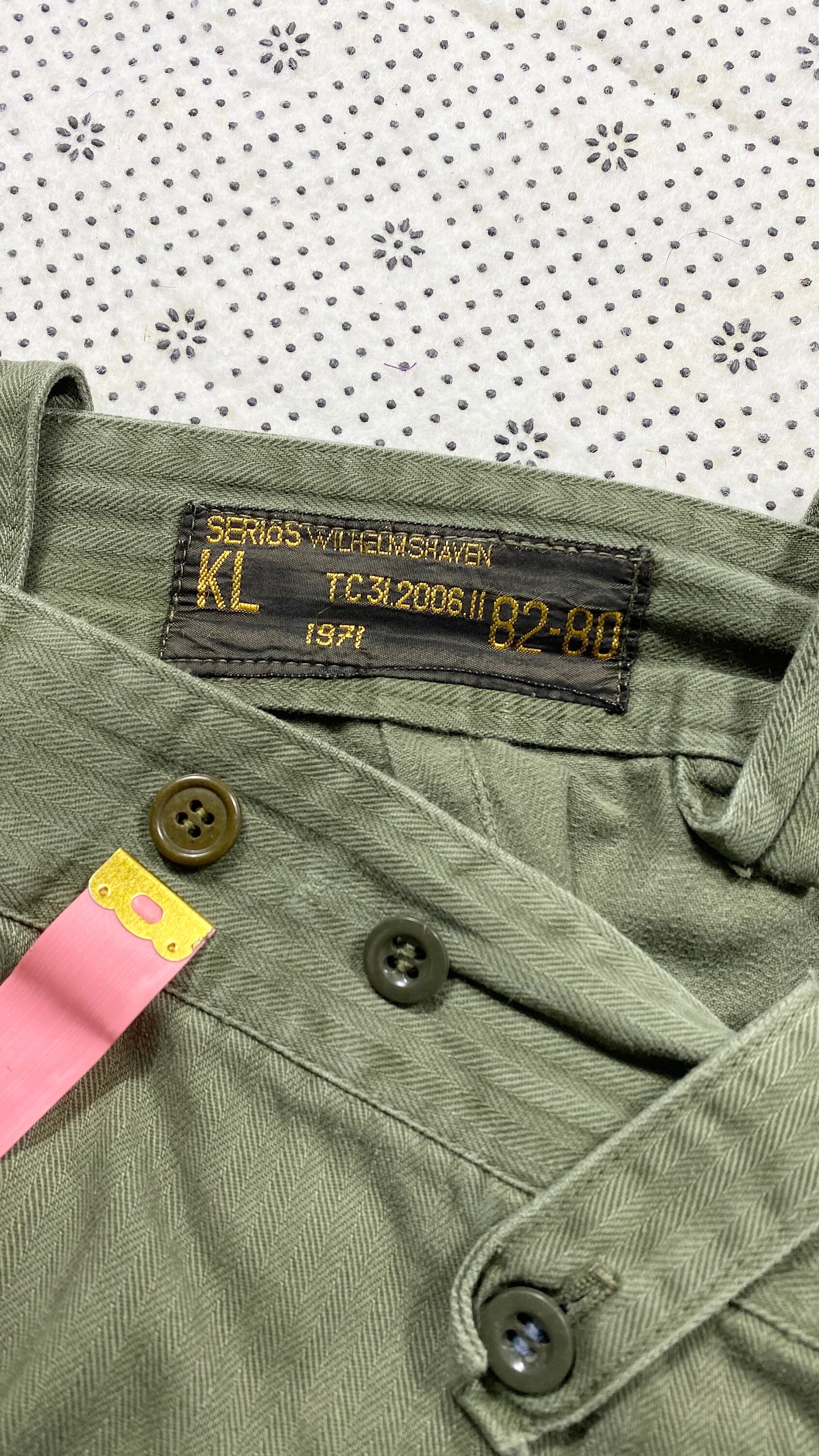 Vintage Issue 70s Dutch Army Monkey Trouser ( HBT ) - Etsy Canada