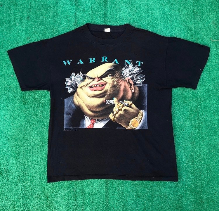 Vintage 80s Warrant Heavymetal Band Promo Shirt - Etsy