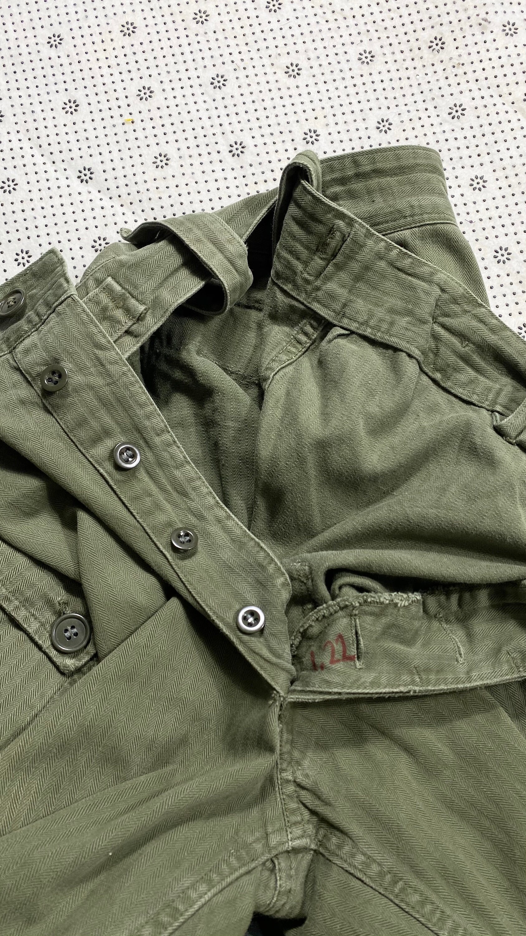 Vintage Issue 70s Dutch Army Monkey Trouser ( HBT ) - Etsy