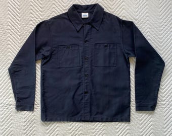 Vintage 1990's Vetra France Moleskin Workers Jacket Medium Brown