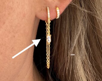 14k or Jaune Druzy Boucles d'oreilles Triangle Rose Larme Lunette Petit Drusy Gouttes 14k or Jaune Druzy Boucles d'oreilles Triangle Rose Larme Lunette Petit Drusy Gouttes