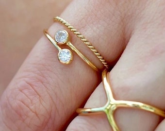 or Fleur de Lotus Blanc Topaz Ring Set de mariage bijoux Fashion Femmes 925 Argent or Fleur de Lotus Blanc Topaz Ring Set de mariage bijoux Fashion Femmes 925 Argent