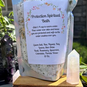 Protection Spiritual Bath With Herbs, Oils and Intentions. Spell Bath ...