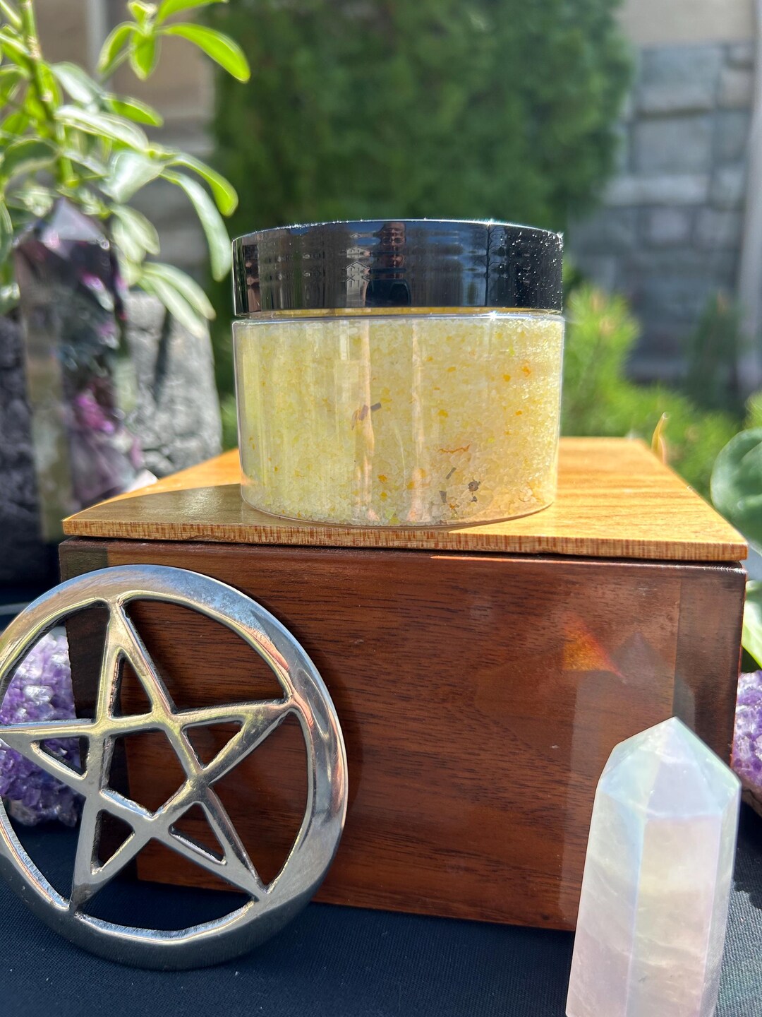 Yellow Witches Salt 5 Oz -bring Joy, Peace and Happy Home - Etsy