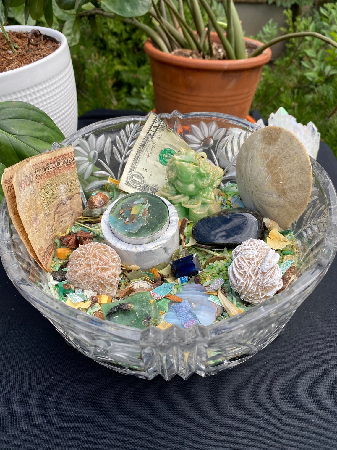 Money Bowl Kit WITH Prosperity Ricefor Money Bowl Abundance Etsy
