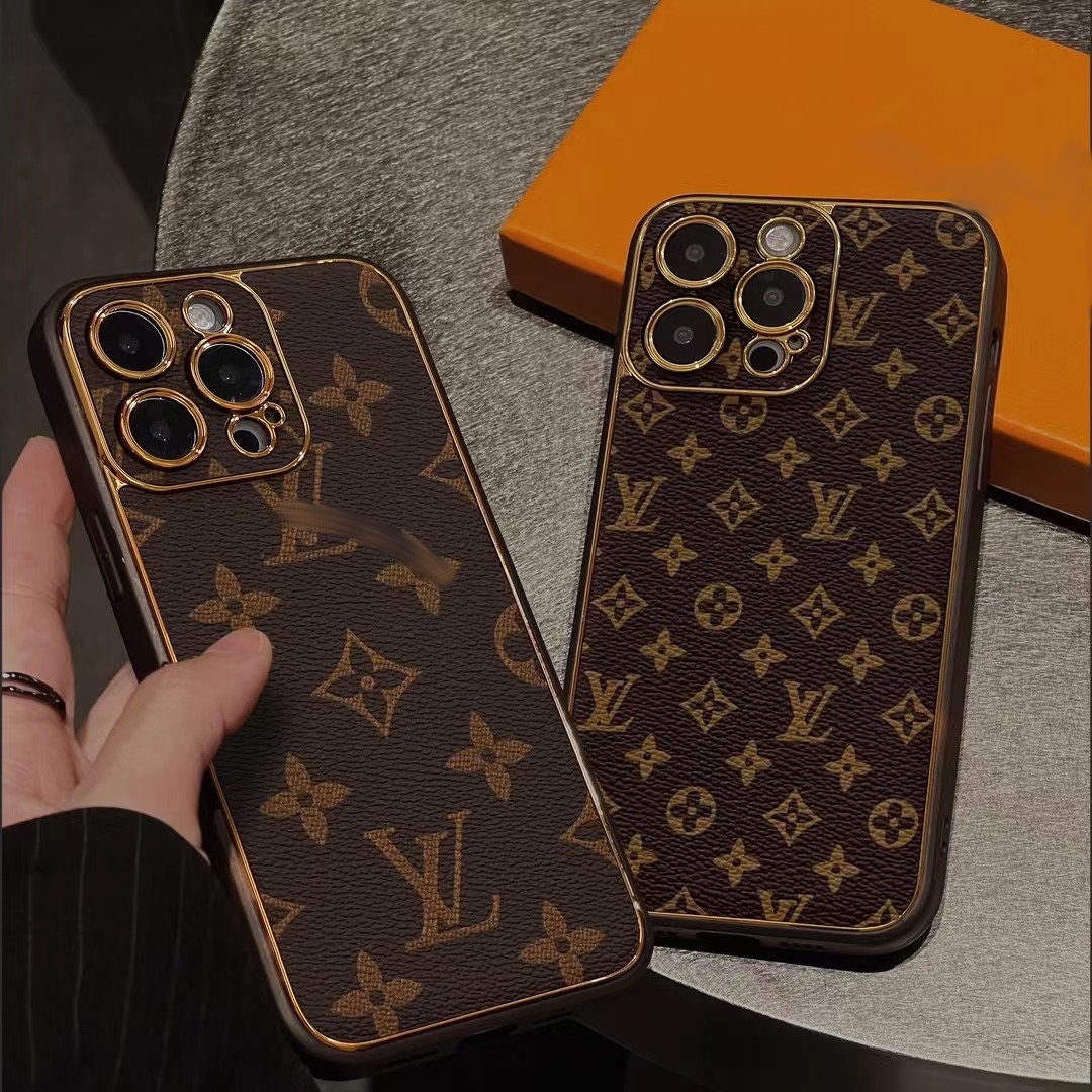 Upcycled Louis Vuitton iPhone 14 Pro Max wallet phone case – Phone Swag