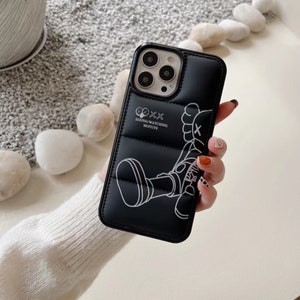 LV x Kaws Phone case+Keychain box set - Geek&Nerds Fashion