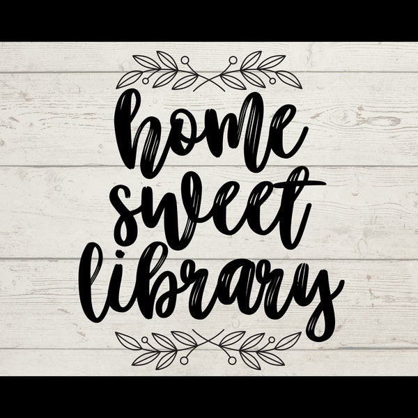 Home Sweet Library Poster | Classroom & Library Decor | Digital Download