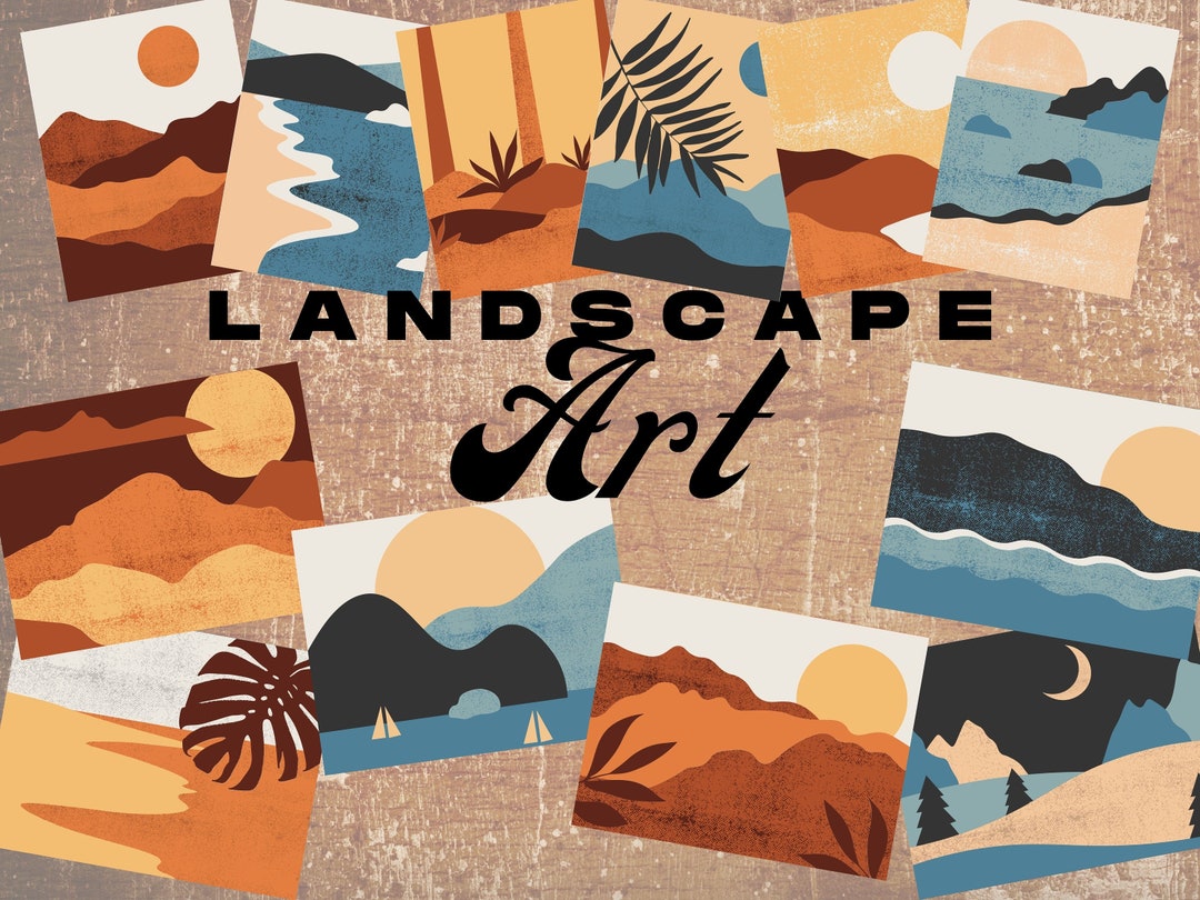 Landscape Art Themed | Set of 12 Posters | Classroom Decor | Digital ...