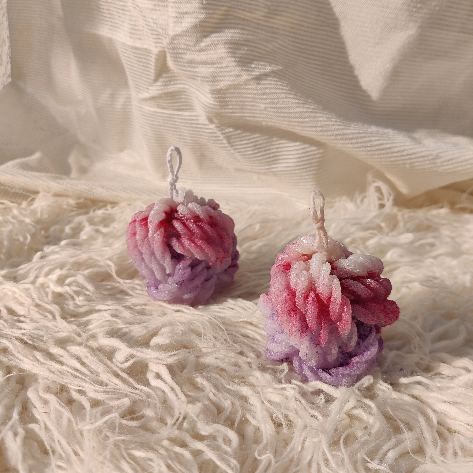 Aesthetic Knot Candles Set of 2 for Personalization Etsy
