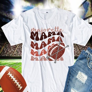 Majorette Baton Mom Shirt Sweatshirt Halftime Twirling Apparel Sublimation Baton Twirler Mom Gift