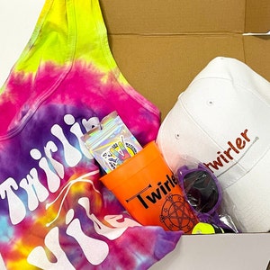 Baton Twirler Tye Dye Twirling Vibes Collection Box Baton Twirler Gift Baton Limited Edition Baton Twirling Exclusive Bundle Majorette Gift