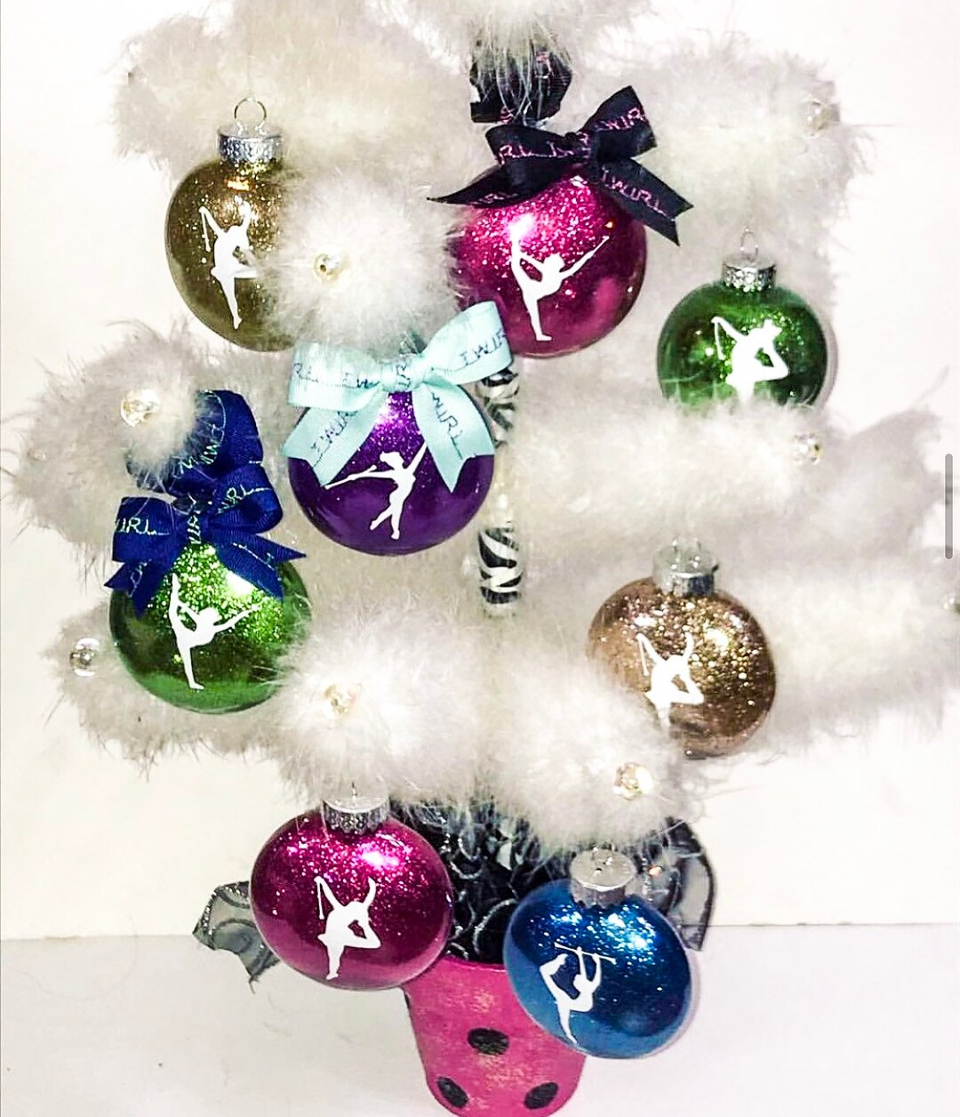 Baton Twirler Christmas Ornament Glitter Personalized Twirler Gift - Etsy