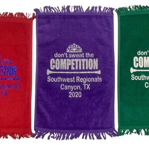 Baton Twirler Hand Towel Baton Twirling Good Luck Competition Gift