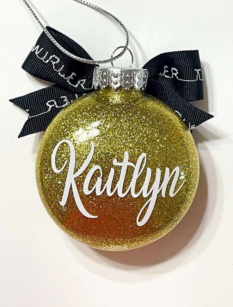 Baton Twirler Christmas Ornament Glitter Personalized Twirler - Etsy