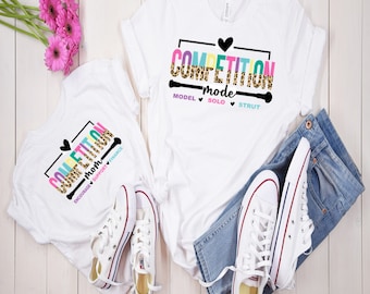 Baton Twirler Competition Mode Shirt Baton Twirler Competition Mom Sweatshirt Twirling Apparel Cheetah Baton Twirler Baton Mom Gift