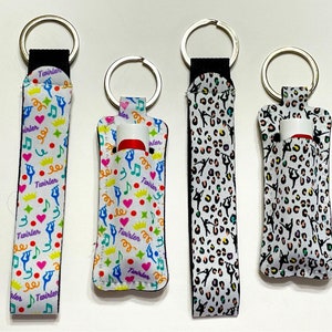Baton Twirler Wristlet Chapstick Holder Keychain  Twirler Gift Baton Competition Gift